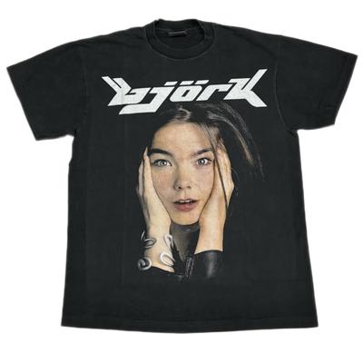 Camiseta Vintage BJORK Isobel Álbum Promocional Banda Gira de los 90 XL Costura Simple REIMPRESIÓN