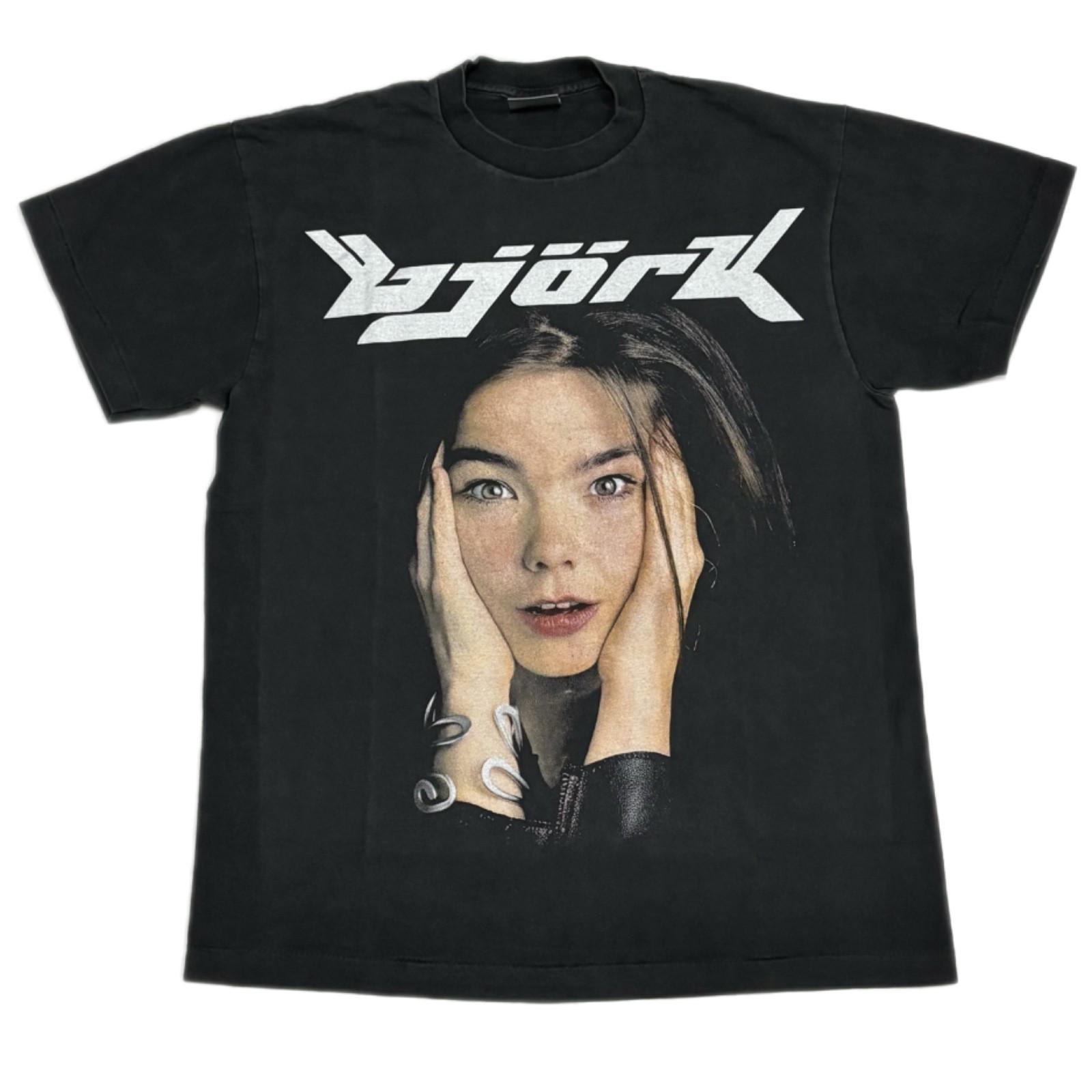 Vintage BJORK Isobel Promo Album Band 90s Tour XL Single Stitch T-Shirt REPRINT M