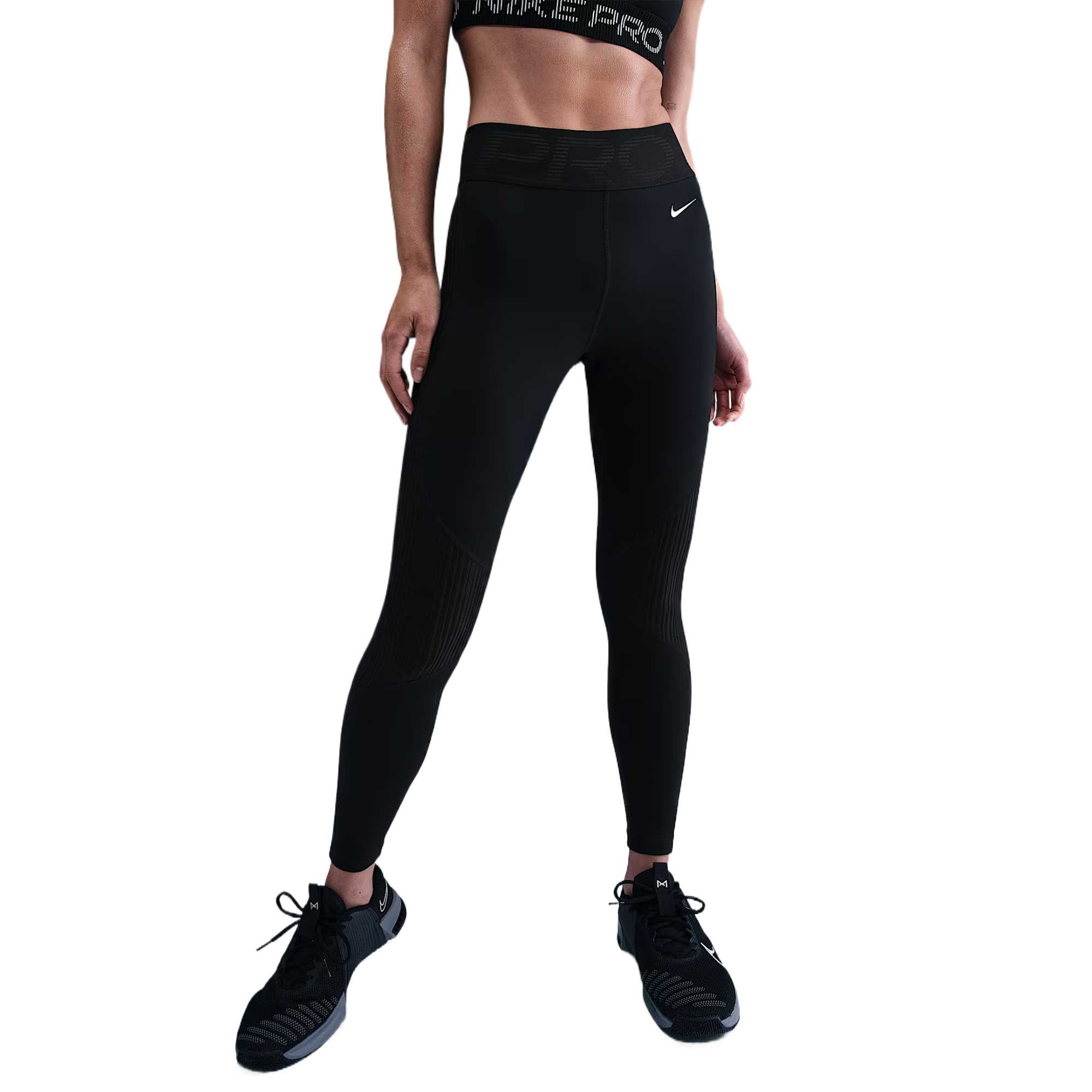 Nike Pro Dri-FIT Comfortable High-Waisted Quick-Dry Training Leggings Women Leggings HV2509-010 L
