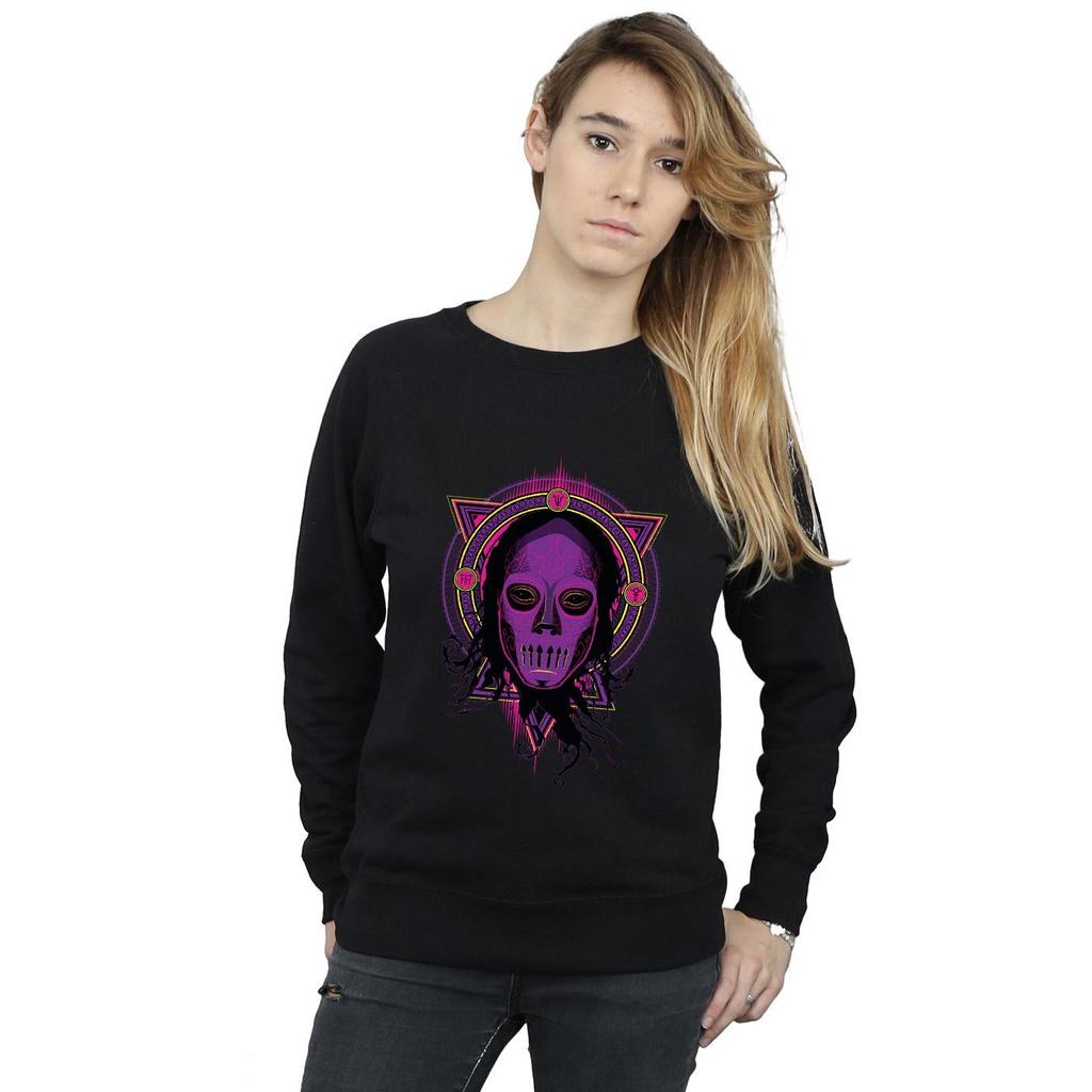 Harry Potter Womens/Ladies Neon Death Eater Sweatshirt