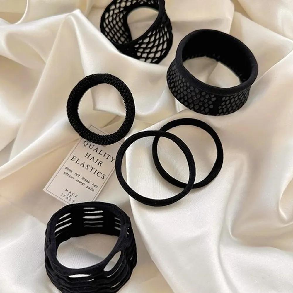Italian hair tie platter hair tie Hair tie set (6 pieces)