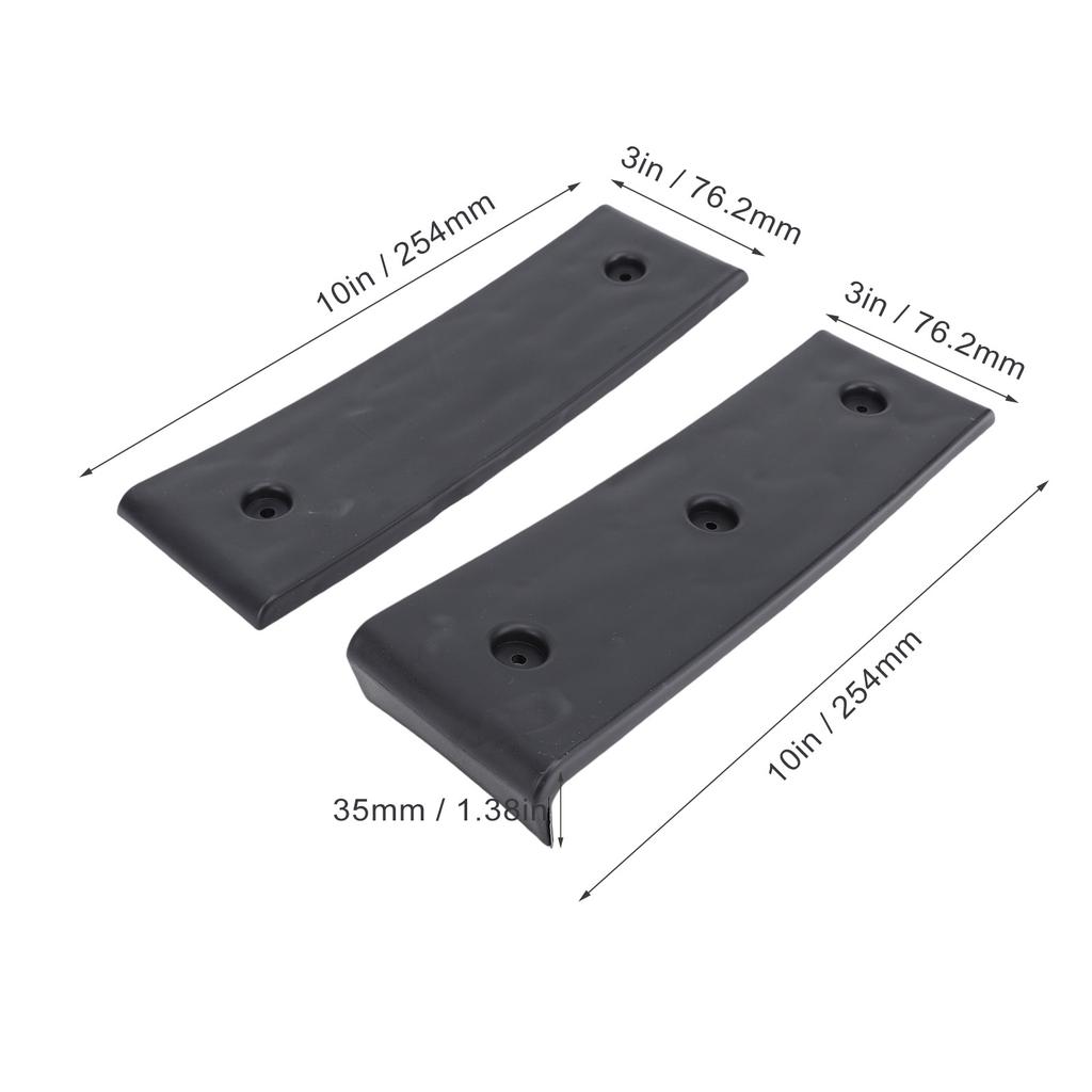 10 Piece Black Boat Trailer Bunk Slides Pads Easier Launching Loading 3 X 10in Reduces Friction for Almost Any Bunk Trailer