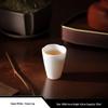 White Porcelain Tea Tasting Cup Set - Simple Kung Fu Style for Household and Guest Reception