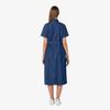 [lacoste] Women's Belted Short-Sleeve Shirt Dress EF306E-56G36L