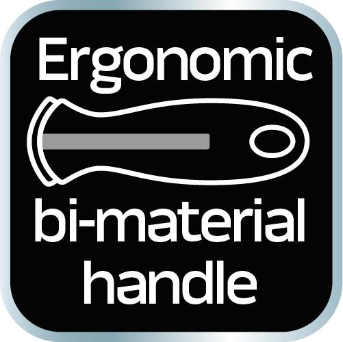 125 mm paint spatula, stainless steel, two-component handle