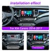 Wireless Car Radio Carplay Per KIA Carens 2013 - 2018 Lettore multimediale multimediale Android Navigazione GPS WIFI 2 + 32GB