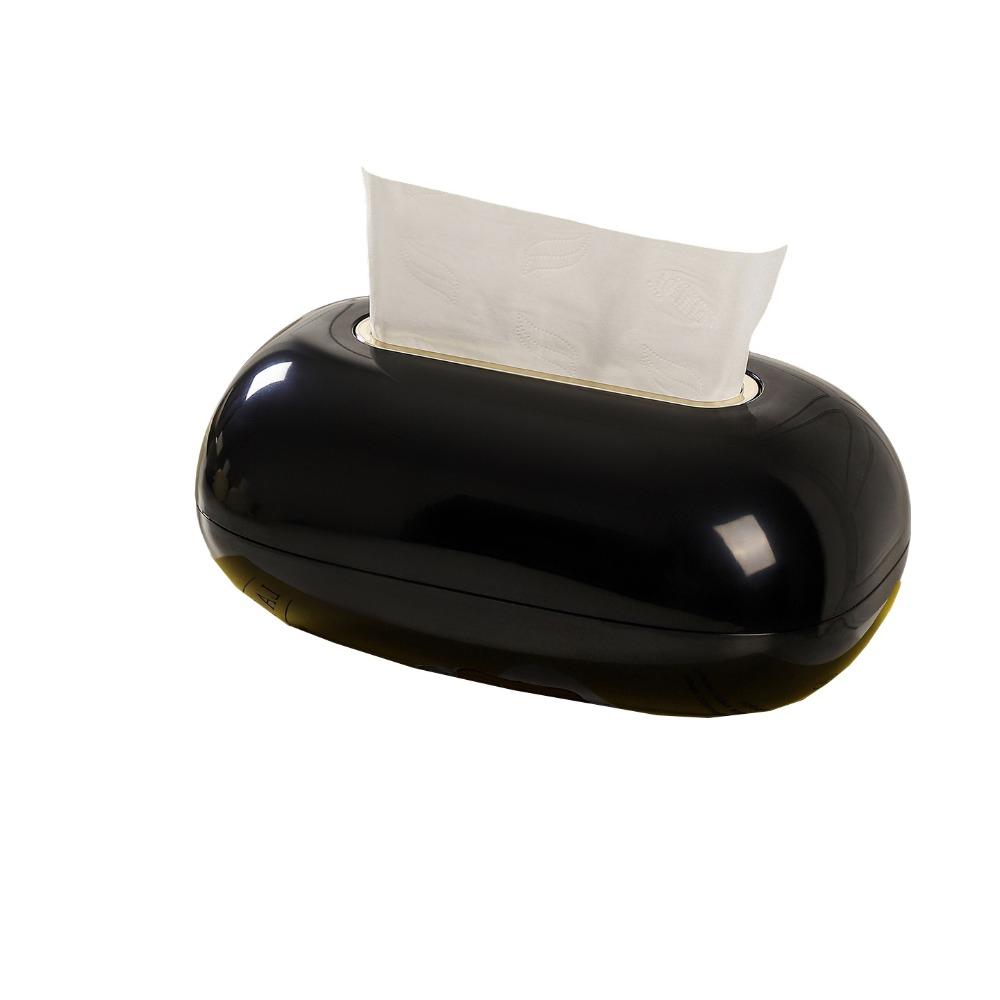 Creative Design Oval Tissue Box Non-slip Base Desktop Tissue Dispenser Dining Table
