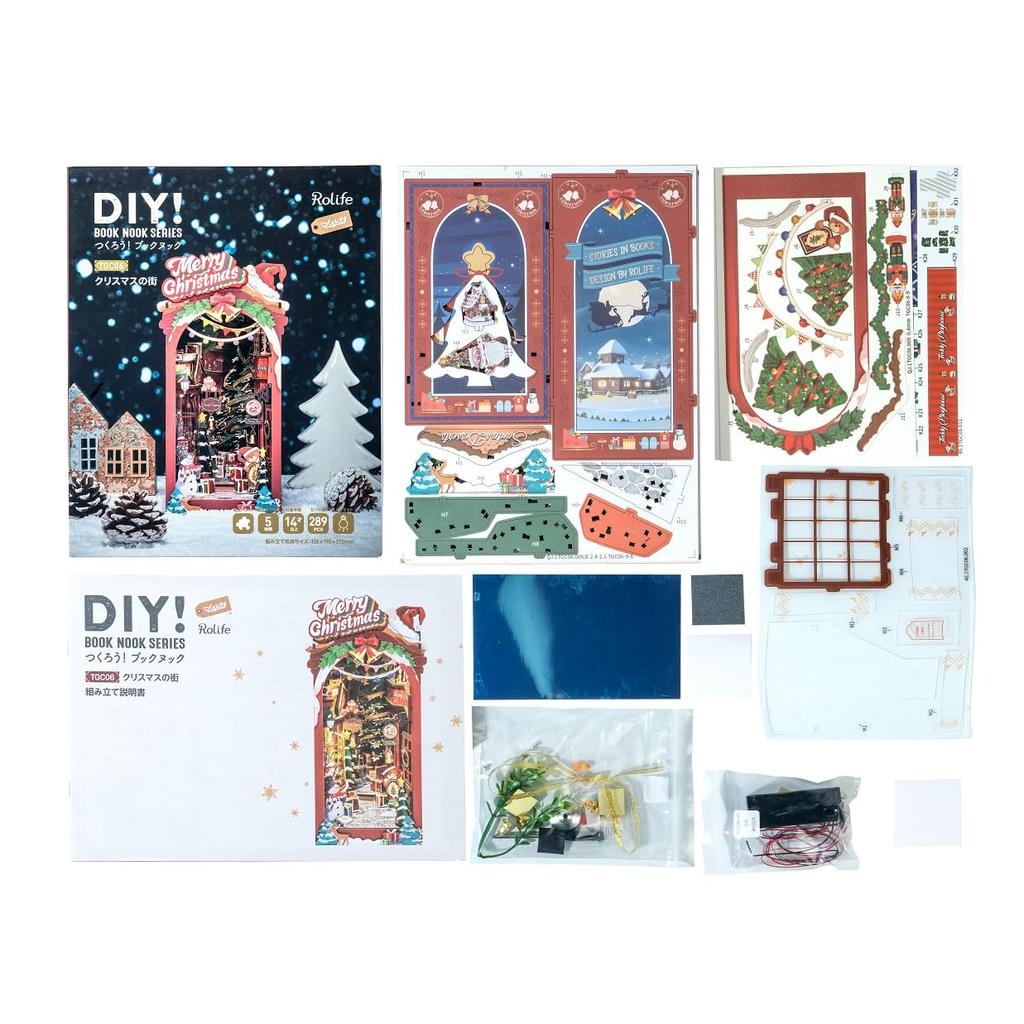DIY Miniature House Dollhouse TGC06 Includes Japanese Instructions (Christmas Town) -