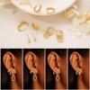 Cross-Border Women's Gold Hoop Earrings for Multiple Piercings – Exquisite Fashion Jewelry