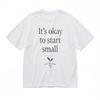 Women's Oversize T-Shirt Green Seedling with Motivational Quote Design Tee USA