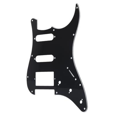 Quality 11 Holes Electric Guitar SSD Pickguard Accessory for ST SQ SSH Guitars(Black)