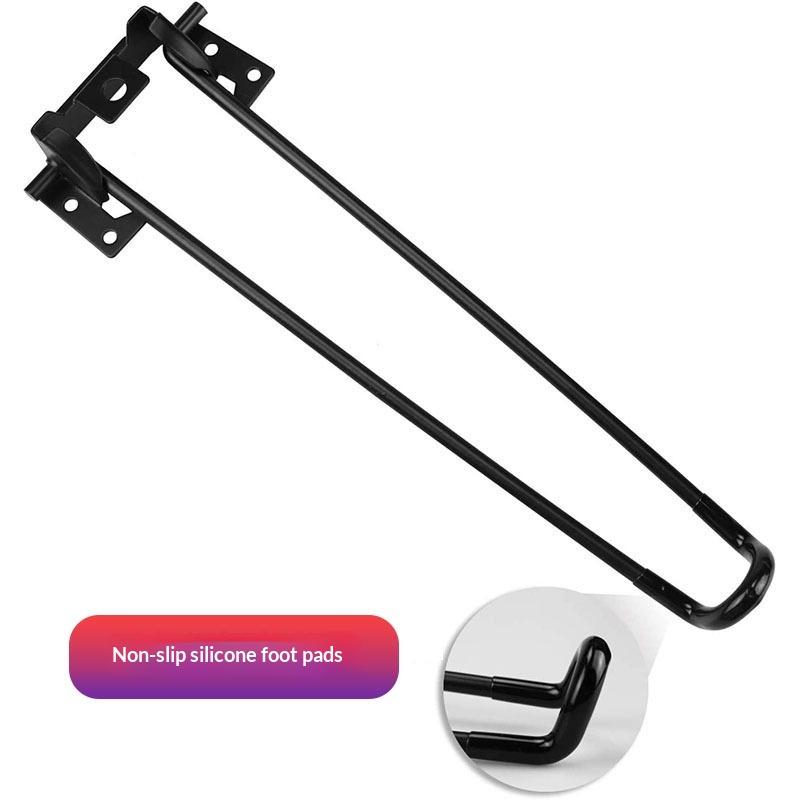 1/4Pcs 32/43/50Cm Clamp On Wrought Iron Table Legs Folding Table Legs Rust Proof Sturdy And Durable Screws Included