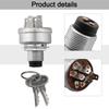 1set Ignition Switch With Keys For AM101561 TCA22740 TCA15075 For X700 Tractor Mower Agricultural Landscaping Tools Part