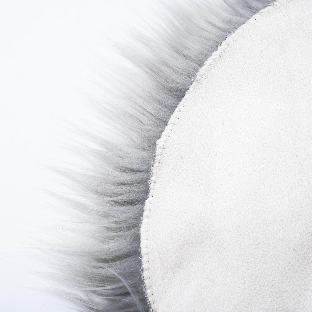 Covor rotund confortabil, covoraș moale cu blană pentru decorarea casei, canapele, scaune, birouri și paturi