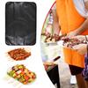 Mat For Under Grill Double-Sided Fireproof Grill Mat For Deck Waterproof Deck Protector Barbecue Floor Pad For Balcony Picnic