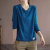 Streetwear Women Long Sleeve Top Solid Color Neck Tshirt Bottoming