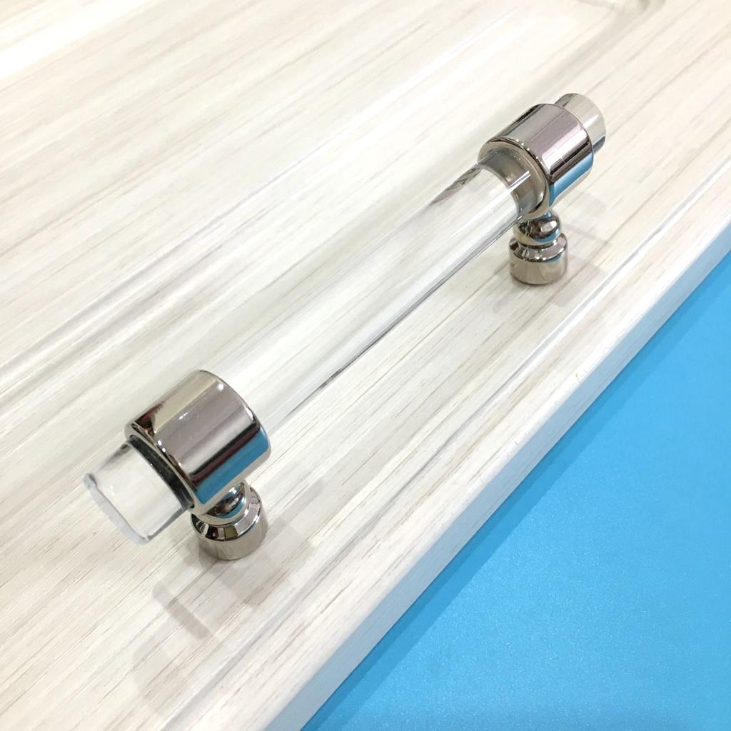 

Door Handle Replacement Spindles Acrylic Zinc Alloy Door Knob Door Handle Bar Rod Hardware Rose Gold 80mm