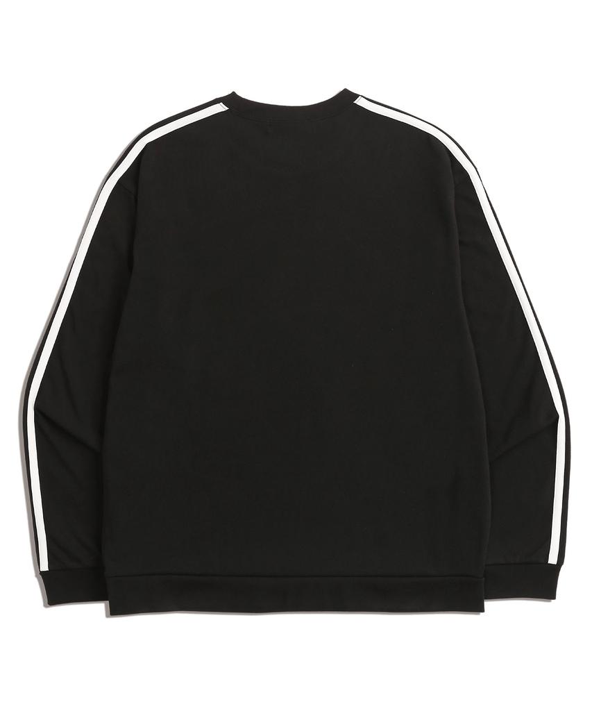VANNWORKS Pointed Logo Oversized Sweatshirt (Vls0049) Black