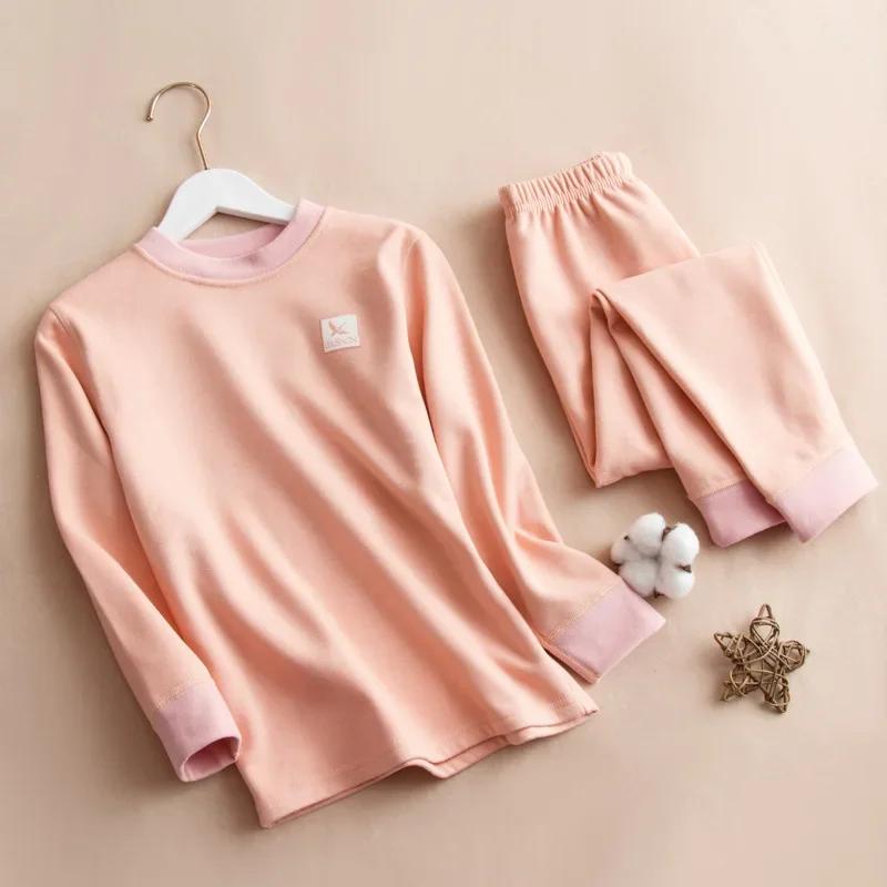 Set de lenjerie termică pentru copii 7A Antibacterian Toamnă Iarnă Haine caldă Copii Lână Natură Mătase Adolescenți Băieți Fete