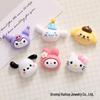 Sanrio Cartoon Resin Accessories: Phone Case, Hair Clip, Crocs Decoration Ornaments