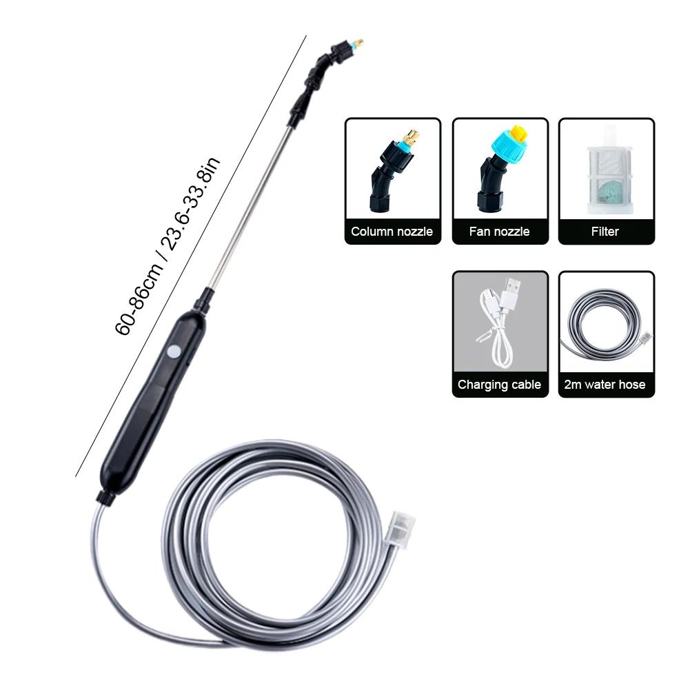 

Электрический садовый опрыскиватель для растений, лейка-распылитель, аккумуляторный садовый опрыскиватель, опрыскиватель-мистер для растений для двора, газона, сорняков