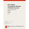 Wittner Boehme: 24 Melodic Exercises (Trumpet Instruction Book) Zimmermann Publishers White