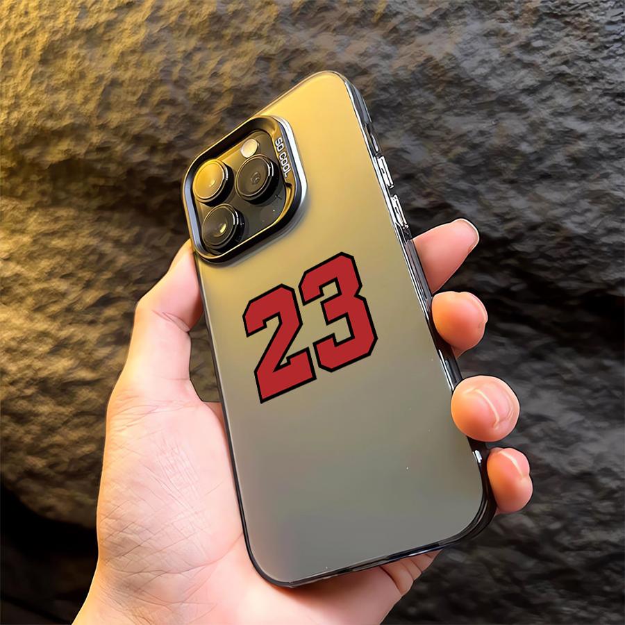 Phone Cover Case for iPhone 17 Pro Max Air 13 11 15 14 Plus 12 Pro 16 Basketball Number 23