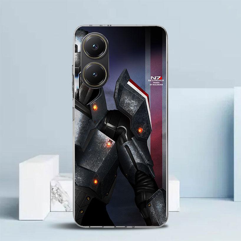 N7 Mass Effect Soft Cover for Xiaomi Poco F7 Ultra X7 X6 X5 Pro M7 Phone Case Redmi 15 15C 13 13C 12 12C 10 10C Print Shell Poco