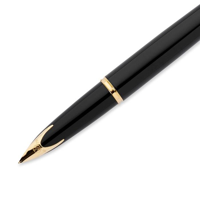 Waterman Karen Deluxe Black & Silver GT Fountain Pen, Fine Nib, 18K, Gift Box, S0699920 F