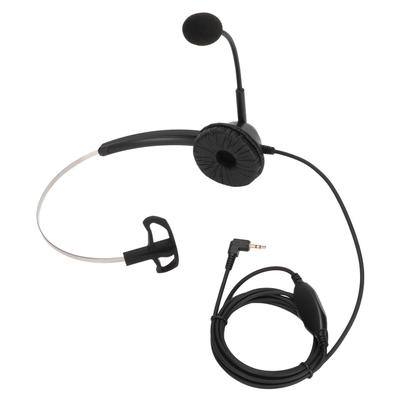 H360‑2.5VA Cuffie Monoauricolari Monolaterali Nere Regolazione Volume Cuffie Monoauricolari per Spina da 2,5 mm