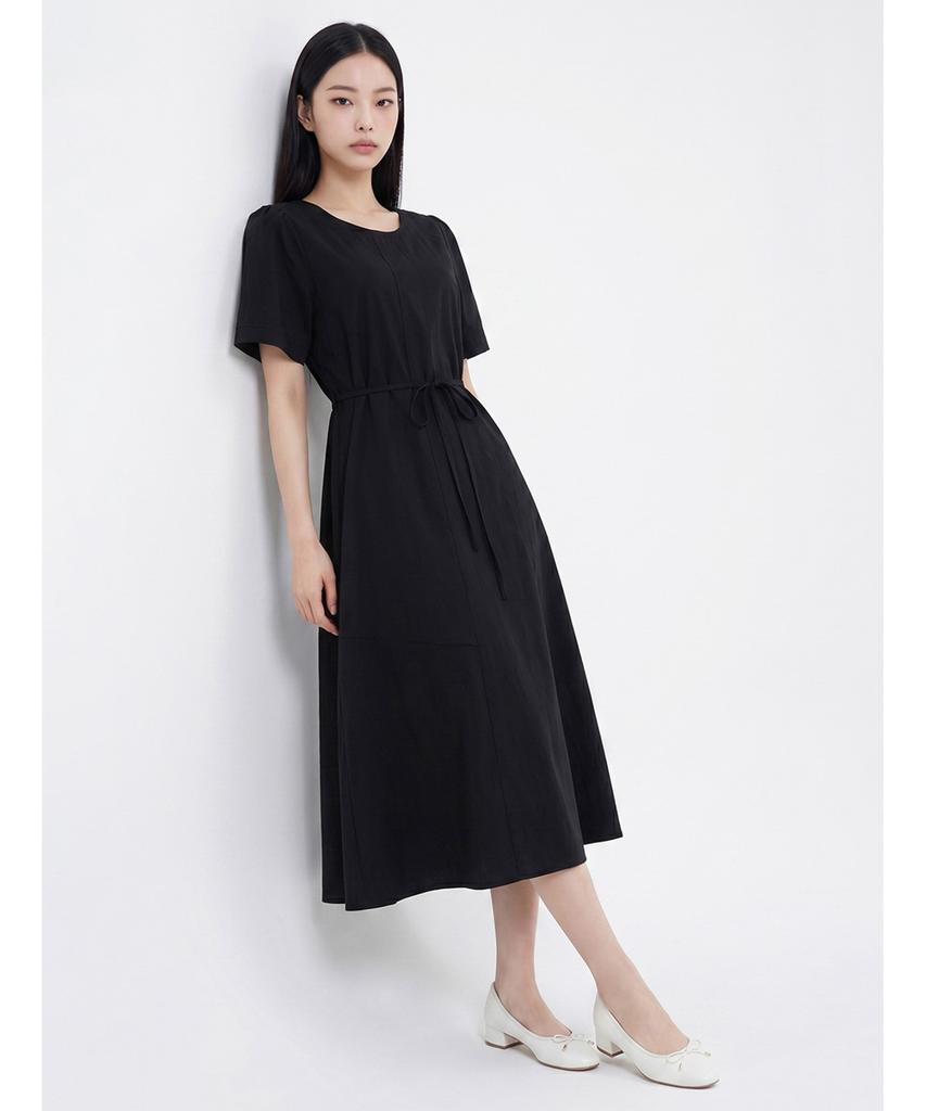 Poebeo21 Ribbon Strap Flare Long Dress (Ftdbop020)