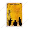 Classic Movie Poster Se7en Metal Sign Wall Plate Retro Decorative Sign Home Bar Club Cafe Cinema Wall Decor Vintage Metal Plaque