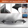 2pcs Rearview Side Mirror Cover Wing Cap Exterior Door Rear View Case Trim For Ford Explorer     2024