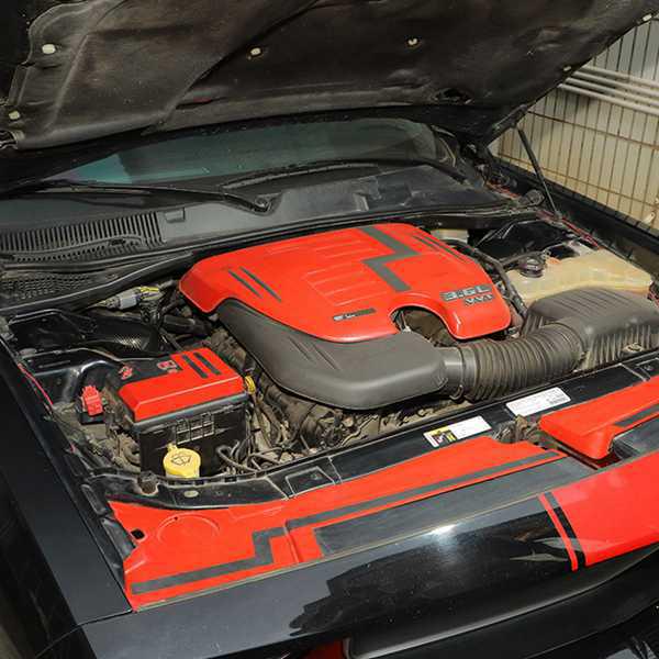 Dodge Challenger (09+) Motorhaube, Satz 2 Stück