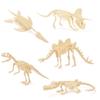 DIY Dinosaur Fossil Excavation Toy: Tyrannosaurus & Triceratops Skeleton Models for Kids