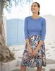 Seraphine DAWN Casual Maternity Blue with Animal Print Women's Dress,