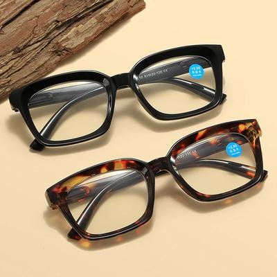 New Square Reading Glasses Fashion Women Man Eyeglasses Versatile Simple Presbyopia Hyperopia Eyewear+1.0+2.0+2.5+3.0+3.5+4.0