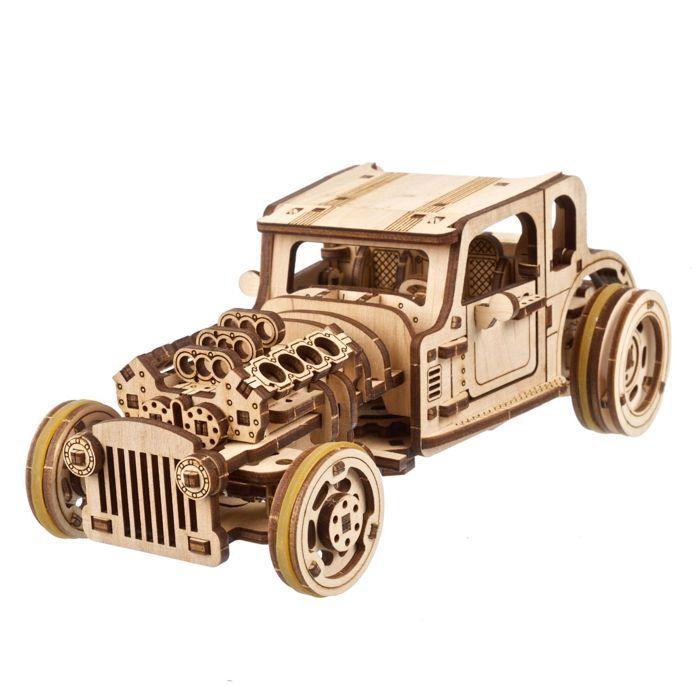 Hot Rod Furious Mouse - Ugears - Puzzle 3D en bois