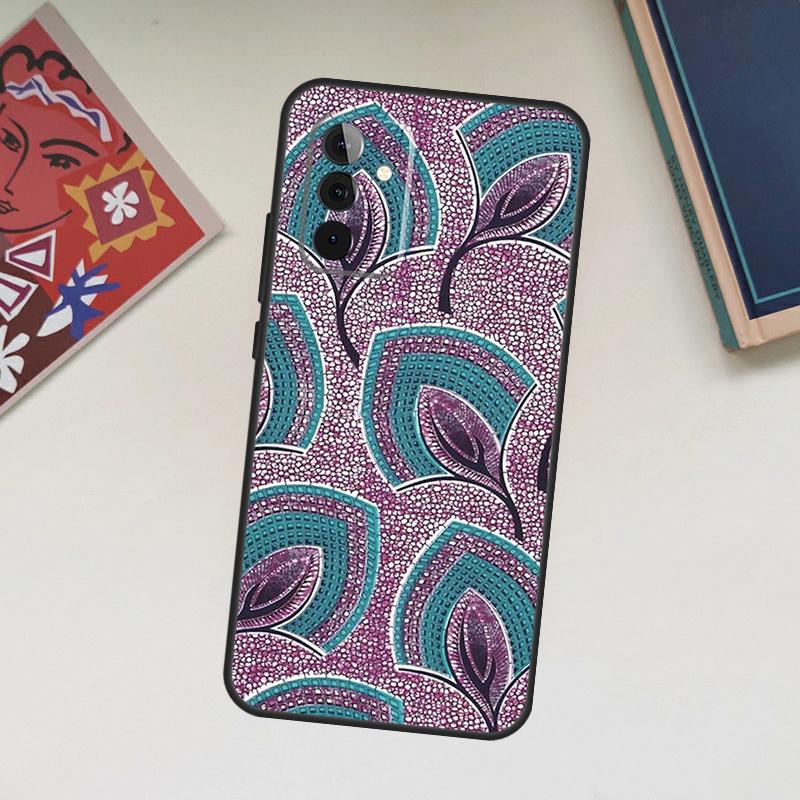 African Wax Fabric Case For Samsung Galaxy A34 A54 A14 A56 A52 A53 A16 A26 A36 A55 A35 A15 A32 A12 A33 A13 A17