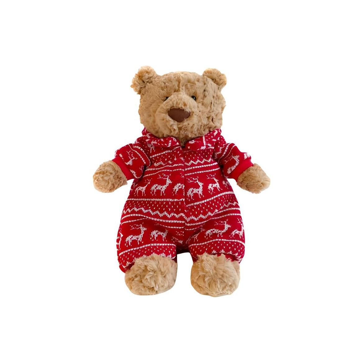 

JELLYCAT Bartholomew Bear Winter Pajamas Stuffed Animal Box Not Included