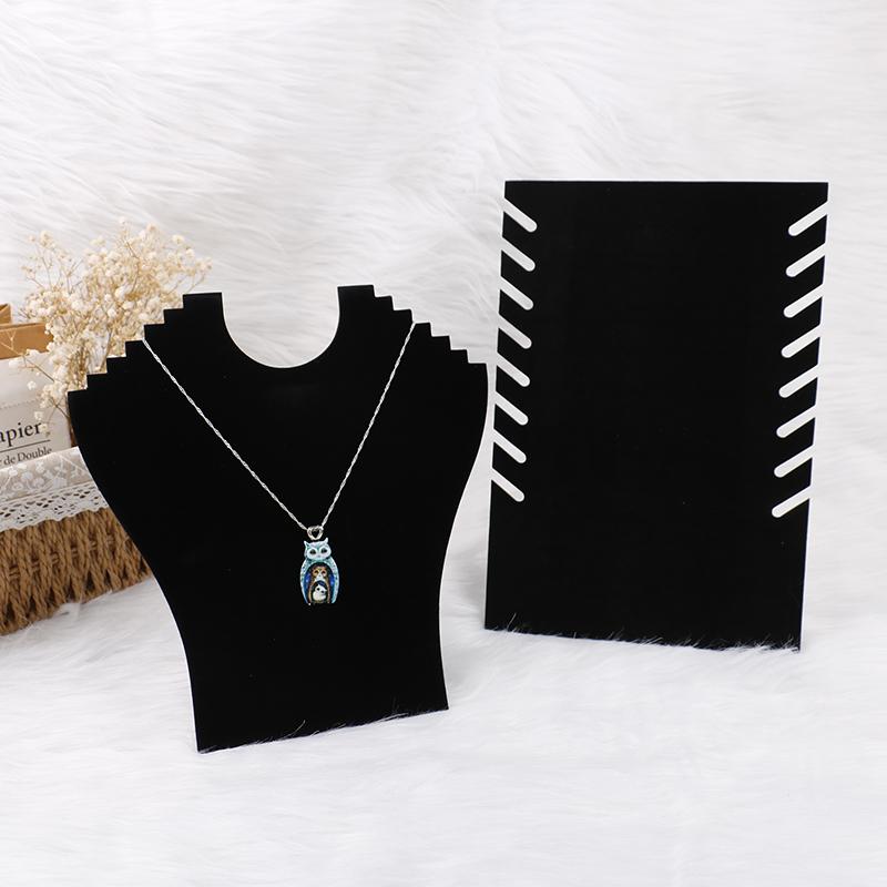 Jewelry Display Rack Pendant Necklace Bracelet Holder Board Jewelry Stand