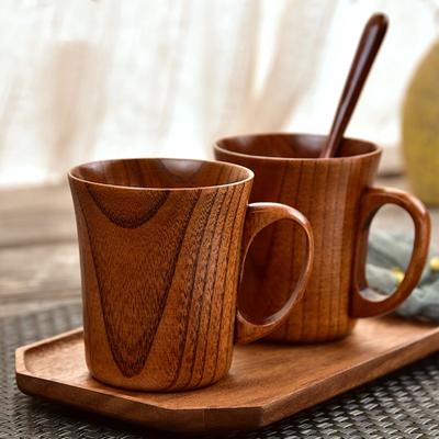 1 STÜCKE Japanischen Kreative Jujube Sauer Holz Haushalt Hohe Schönheit Hochtemperaturbeständige Tee Kaffee Bier Tasse