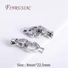 18K Gold Plated Brass with Zircon Clasps For Jewelry,Fasteners For Bracelets Connectors,Accessories DIY Jewelry Making Supplies