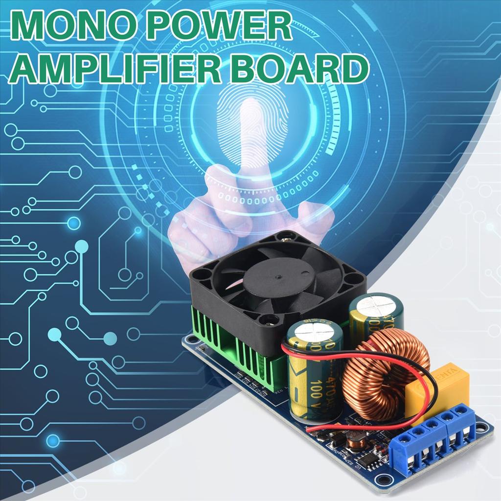 AA58 IRS2092S High Power Class D HIFI Mono Digital Power Amplifier Board 500W 58-70V