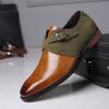 Plus Size 48 Luxury Men Business Leather Shoe Trendy Comfortable Breathable Casual Shoe Star Designed Wedding Party Shoe for Man