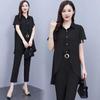 Fashionable and Trendy To Reduce Age, This Year's Popular Chiffon Suit Women's Summer Temperament, Slim and Fragrant Two-piece Set