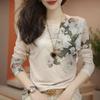 Breathable Double-layer Mesh Long-sleeved Top  for Women Shirt