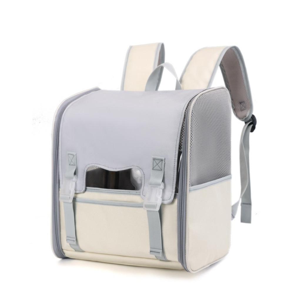 Large Capacity Pet Carrier Backpack Breathable Cat Shoulder Bag Portable Pet Bag Outing