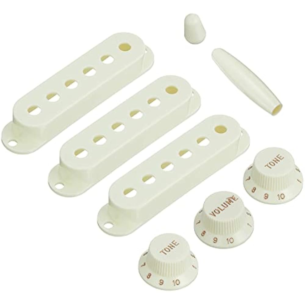 Fender fender parts PURE VINTAGE '60S STRATOCASTER ACCESSORY KIT WHITE