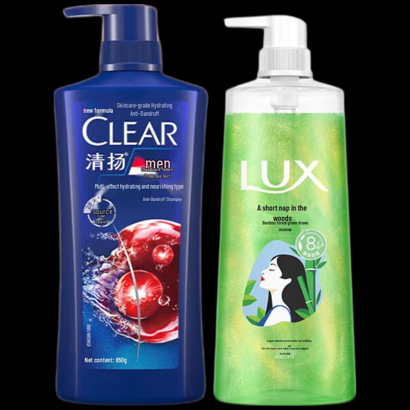Набор Clear Men Многофункциональный шампунь и Гель для душа Lux